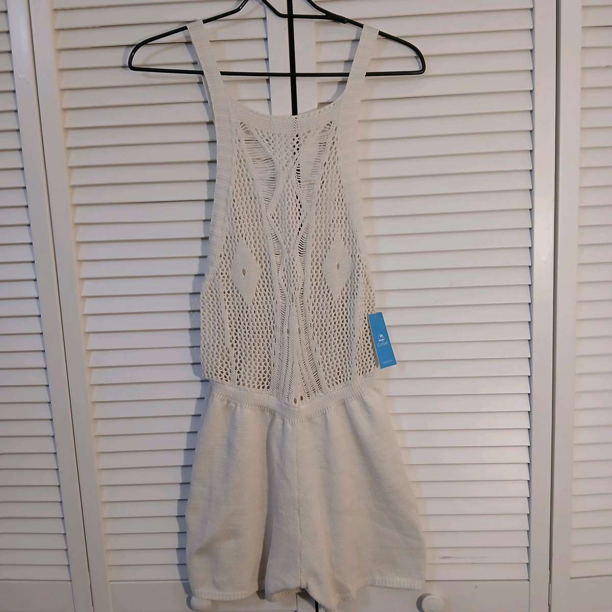 Cupshe Crochet Cover up Romper for Women Size S