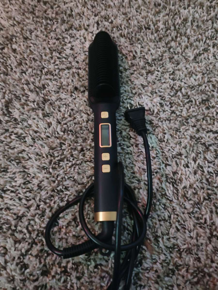 curling iron and hair straightener