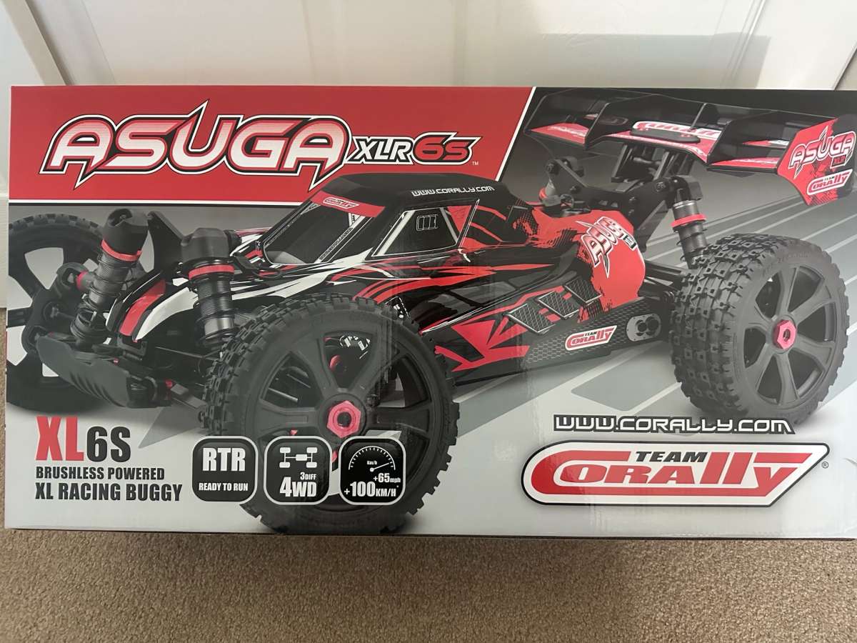 Corally  Asuga XLR 6S RTR Racing Buggy  Blue Large Scale