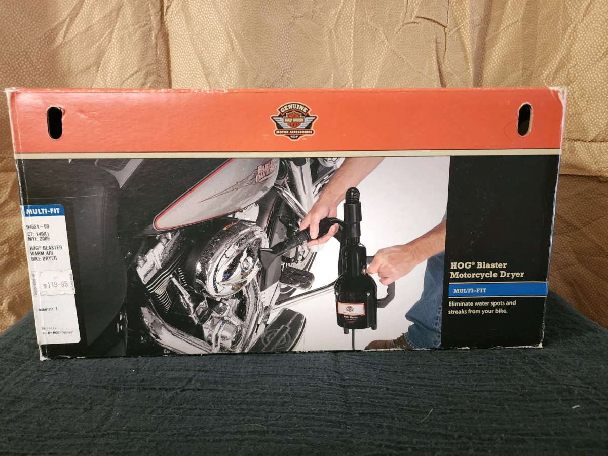 Harley Davidson motorcycle blow dryer
