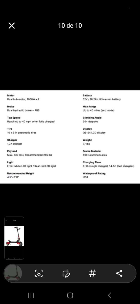 tengo scooter varla con cargador original