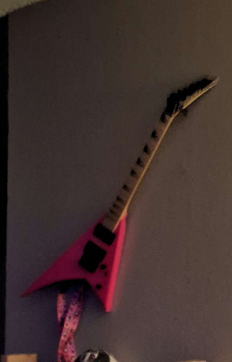 Jackson Electric guitar almost new Barbie Pink