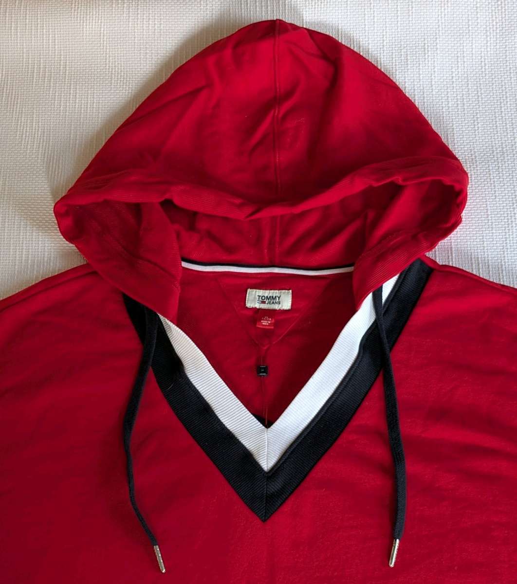 Tommy Hilfiger Tommy Jeans Womens Hooded Sweatshirt Dress