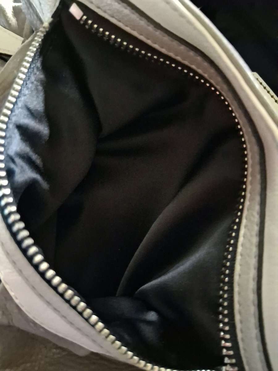 COACH MADISON LEATHER GRAY SPECTATOR BAG