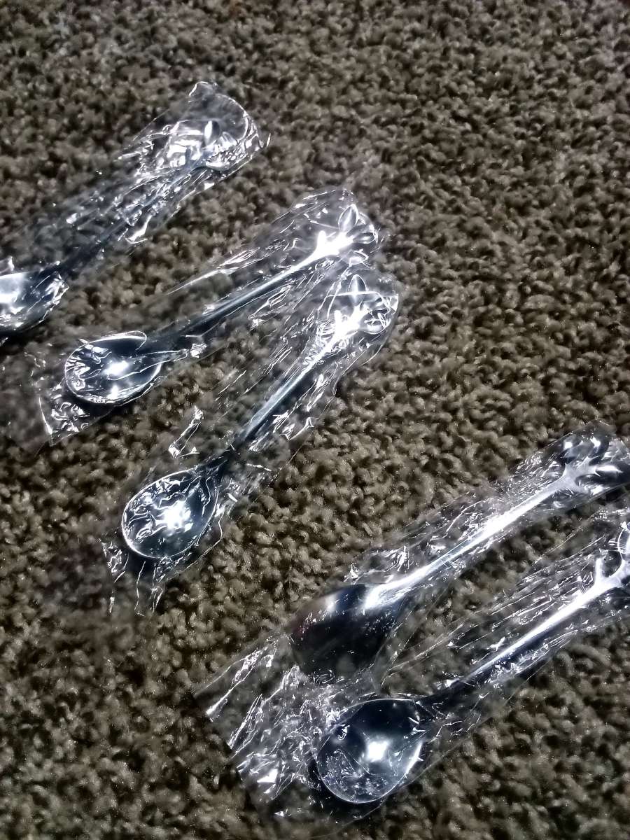 5 plant like tea spoons