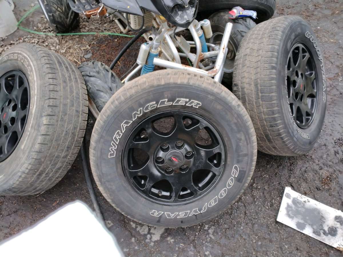 6 lug Gm brand rims and tires