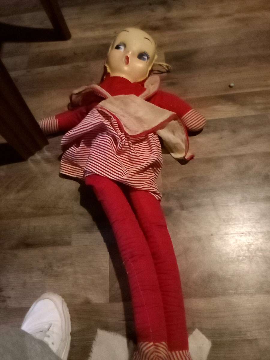 antique doll 3 feet tall