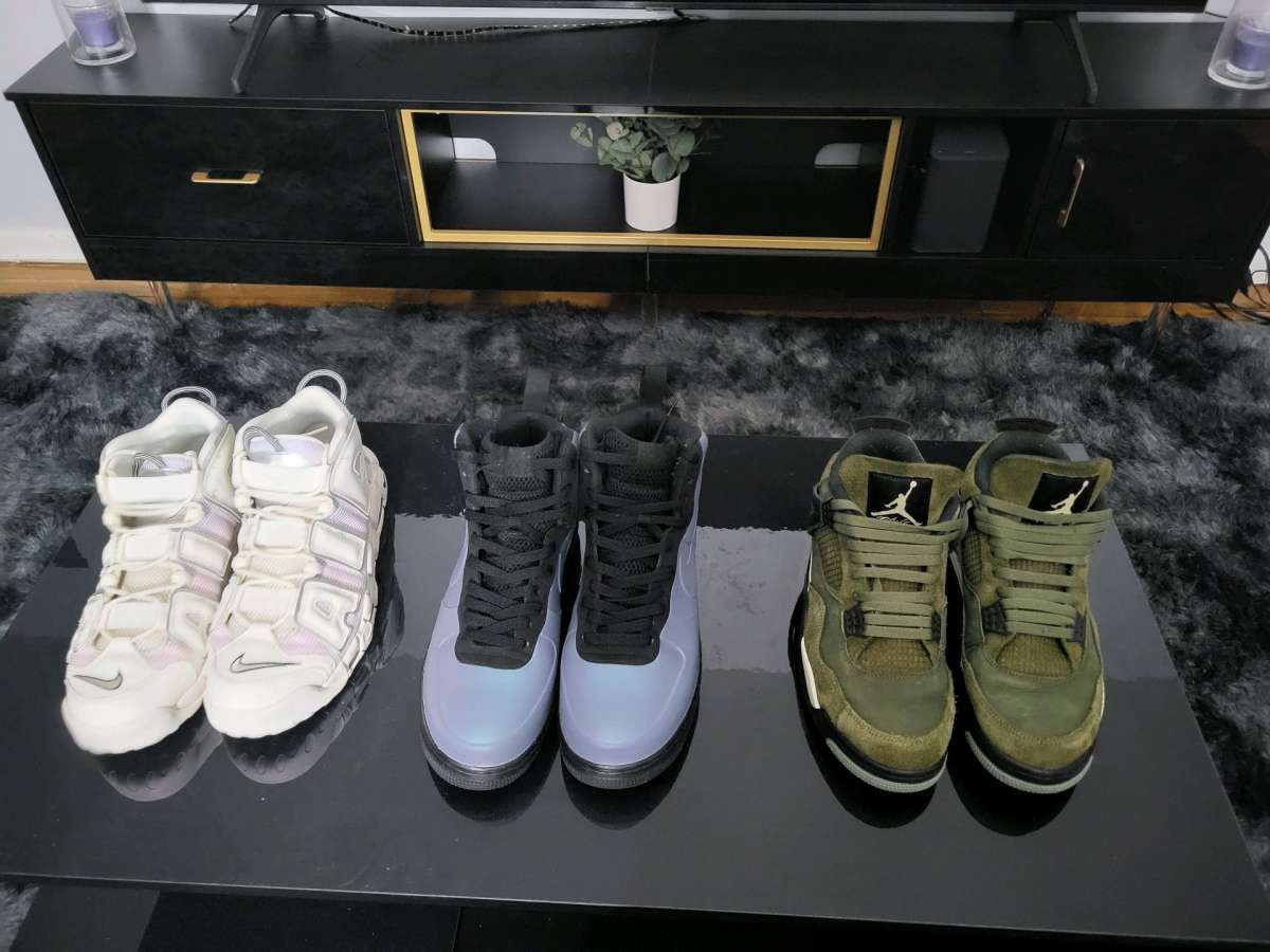 Collection of 9 Pairs of Mens Nike and Air Jordans