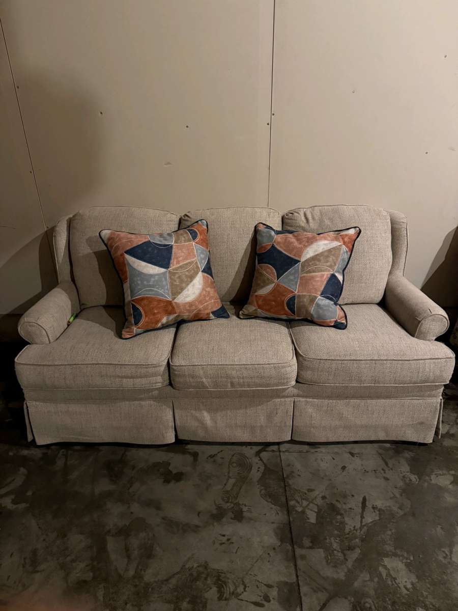 beautiful Light gray couch