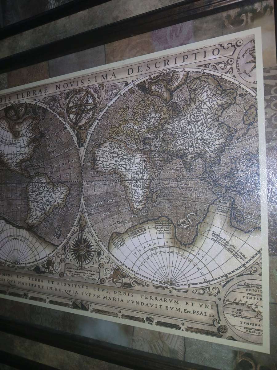 map of 1602 Orbis Terrae Novissima Descriptio