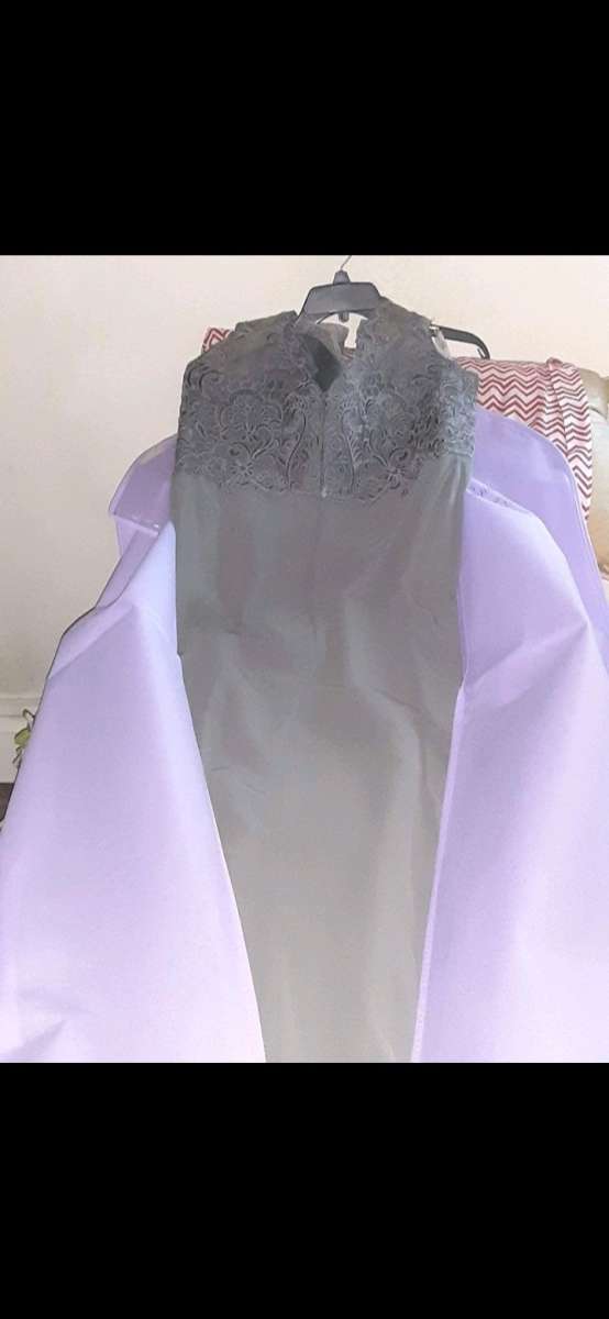 Gray Prom Gown