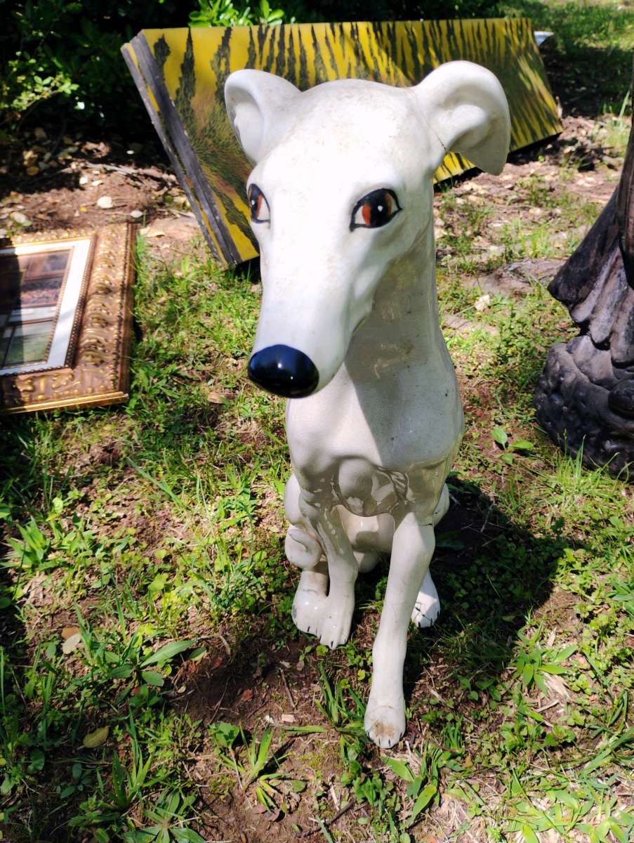 Ceramic Life Size Greyhound