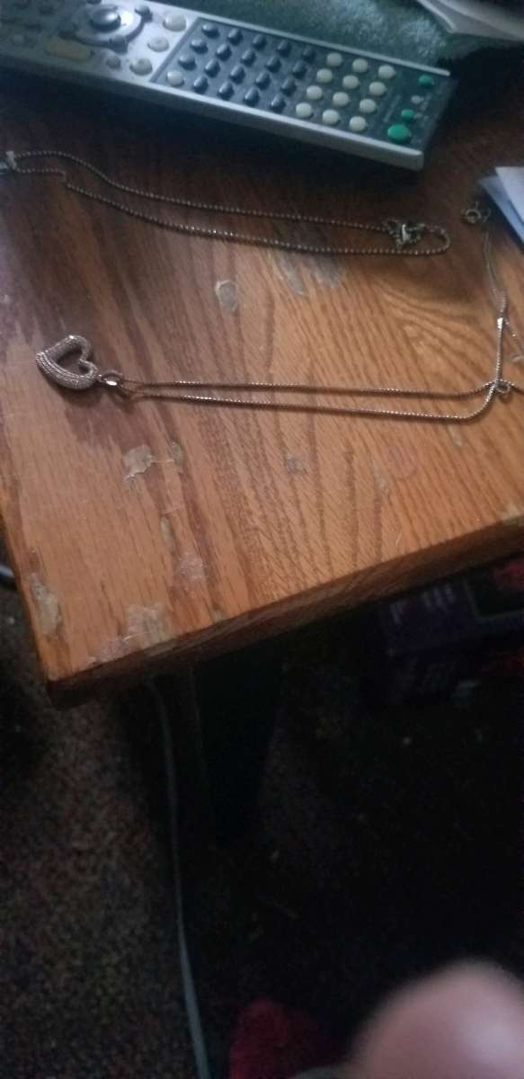 Womens heart shaped pendant
