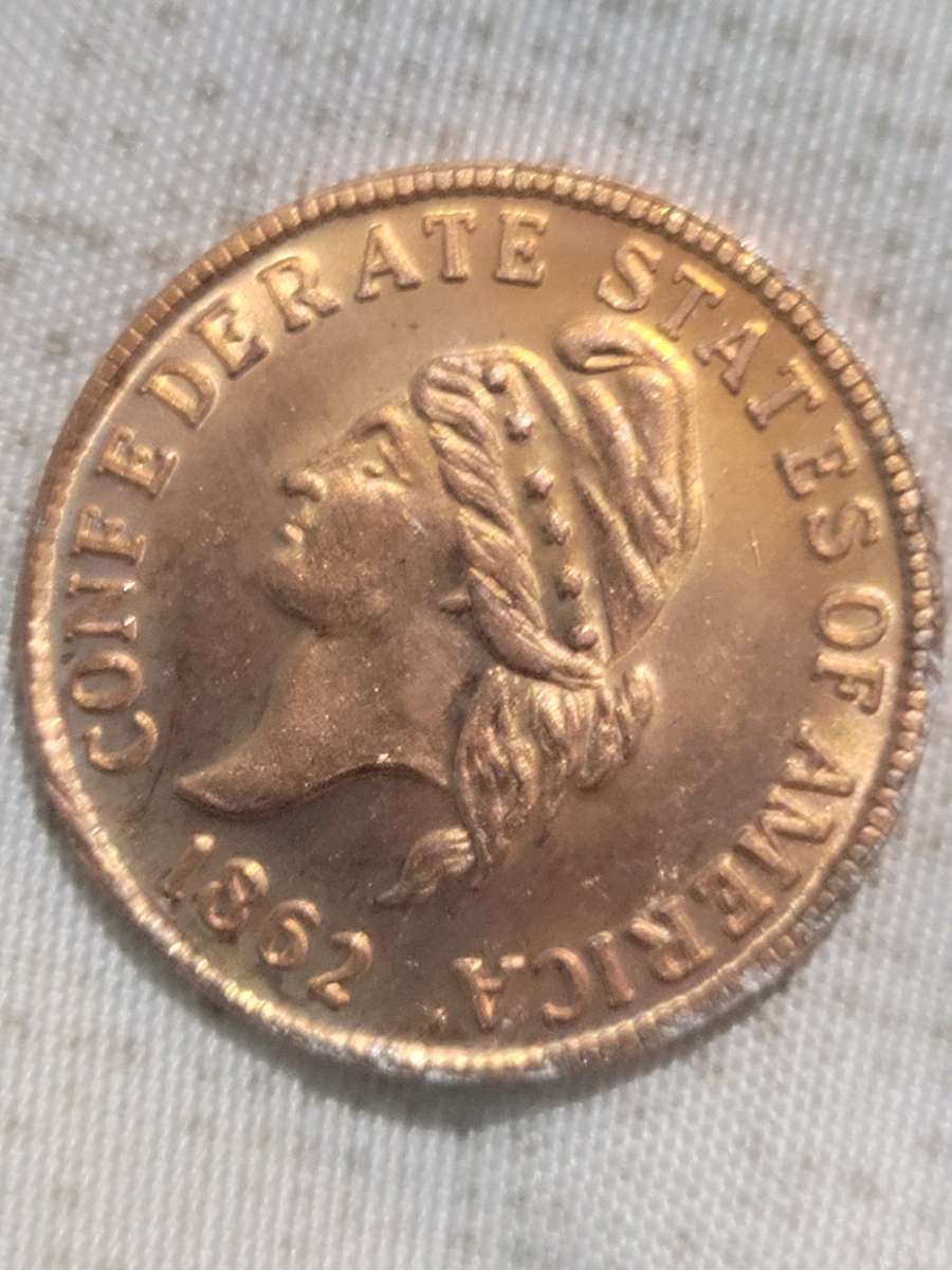 1862 confederate penny