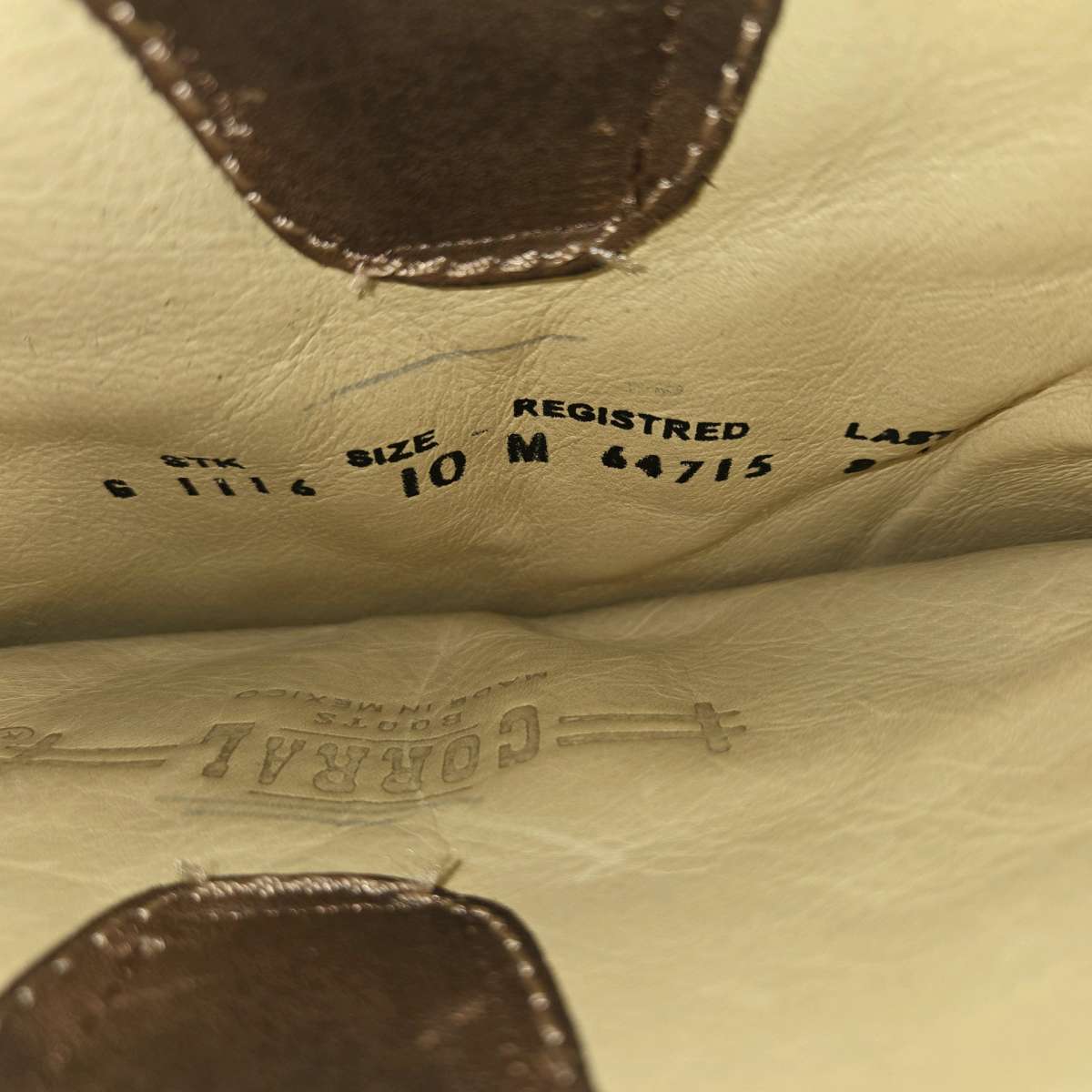 Corral Womens Genuine Leather Boots Size 10 G1116 16 in tall