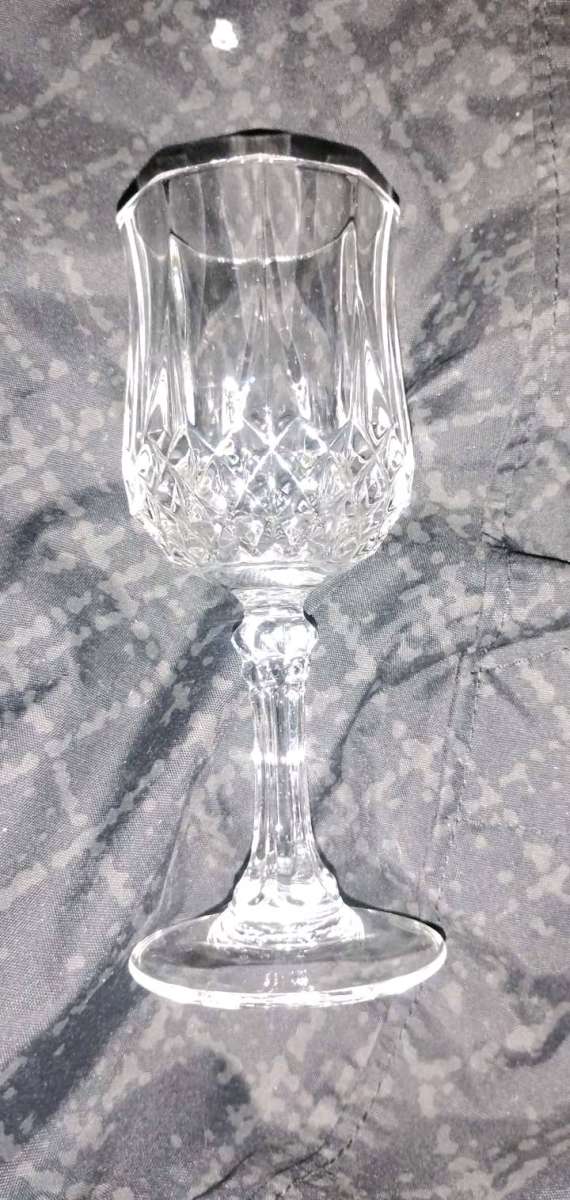 Vintage Crista DArques Longchamp Lead crystal glass