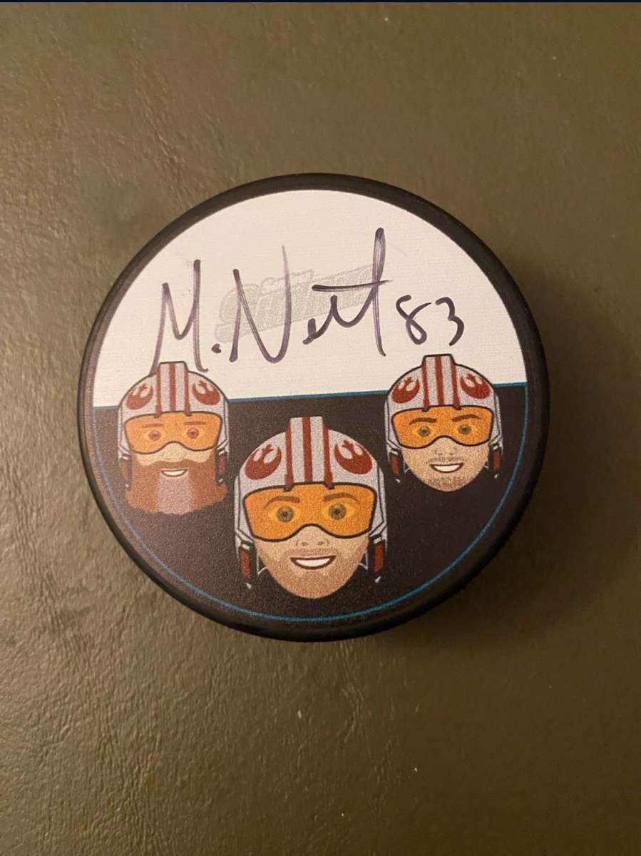 Hockey Star Wars puck