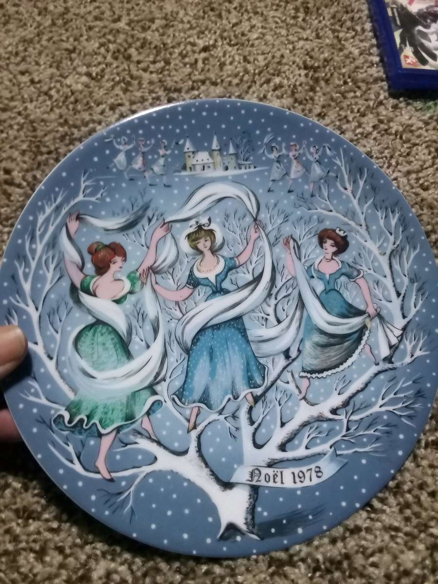 noel 1978 Havilland linoge plate