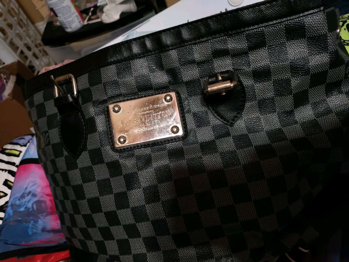 Louis Vuitton checkered purse