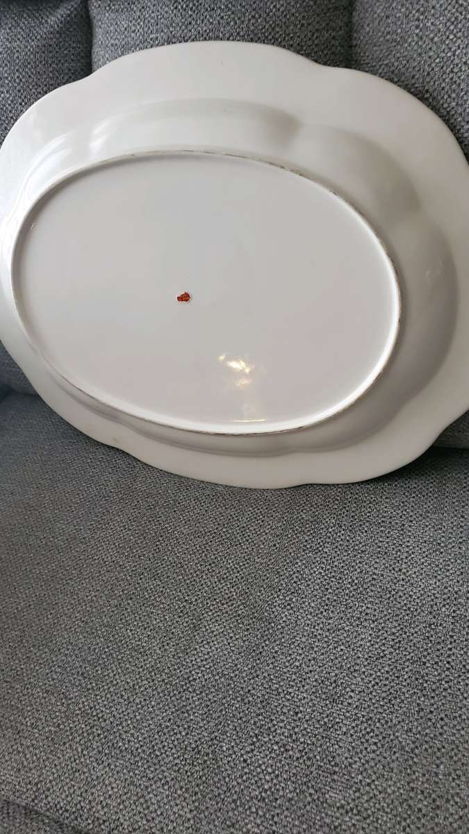 vintage holiday platter