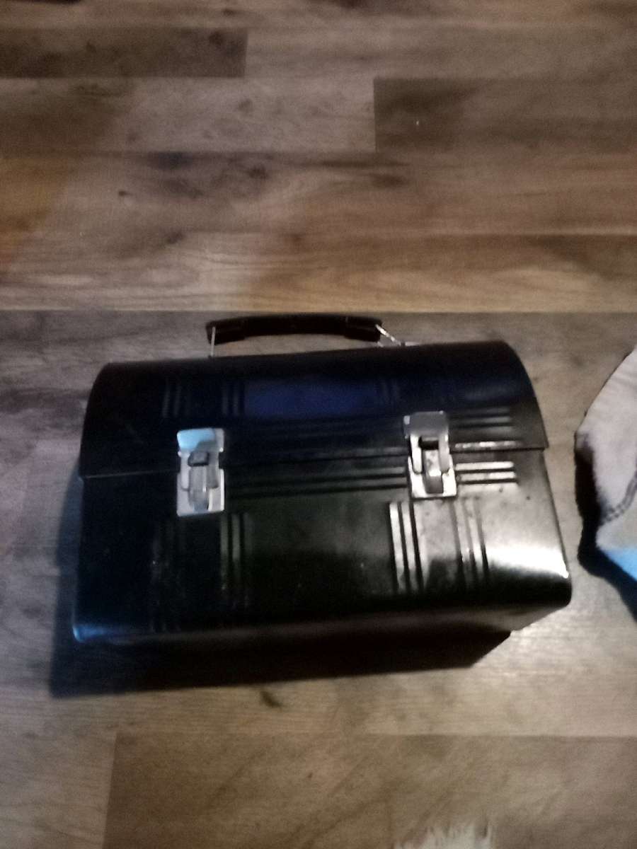 antique coal miner lunchbox