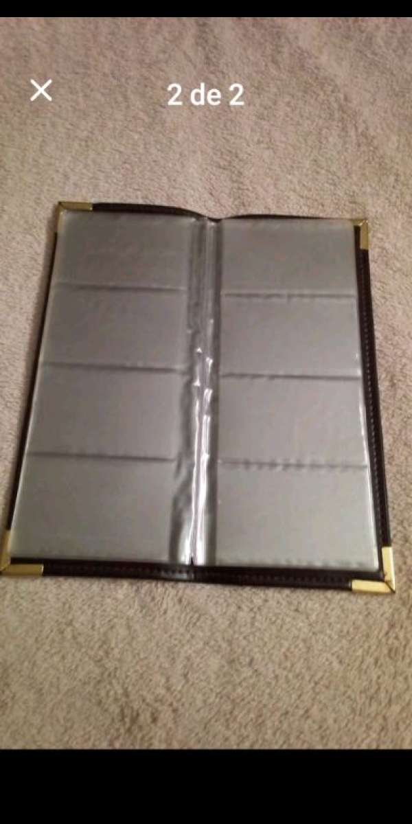 business card holder book