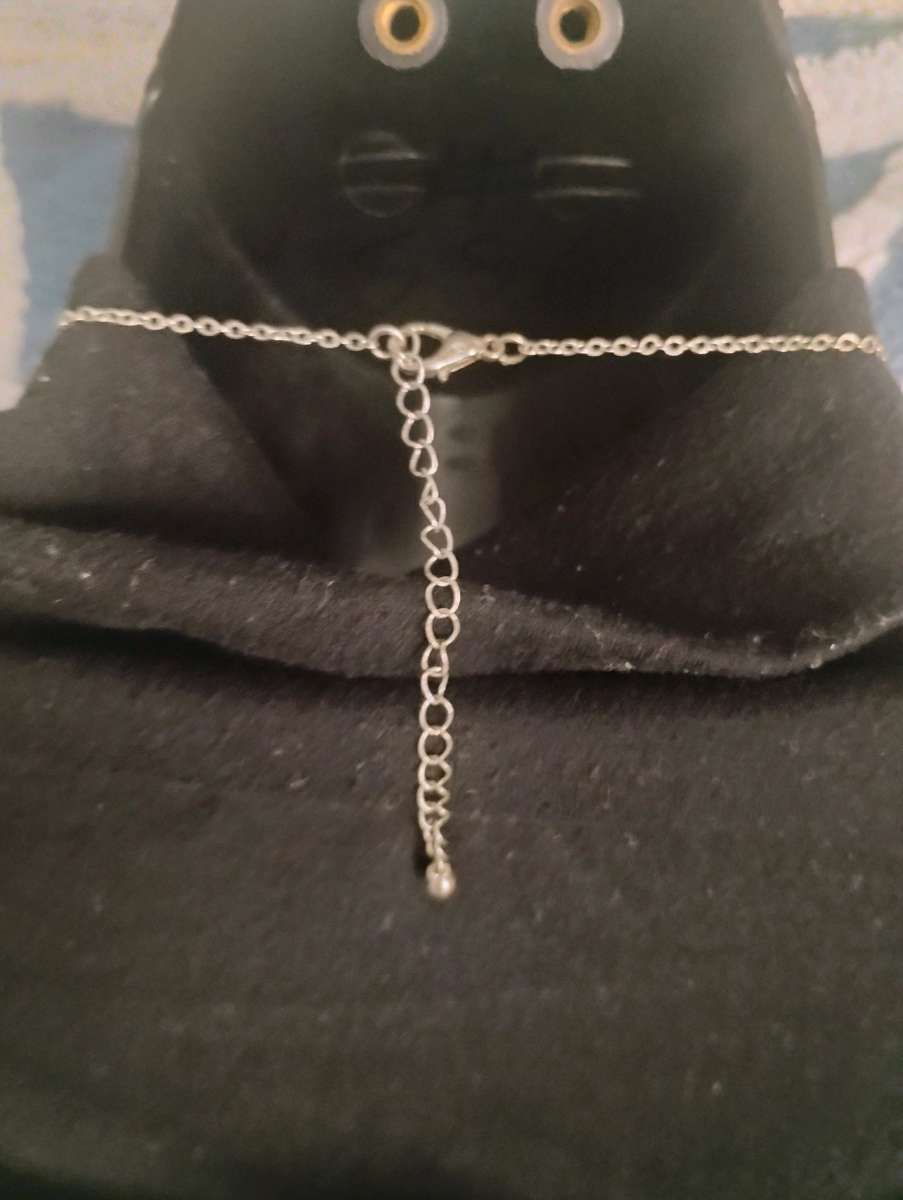 Fabulous Black Druzy Quartz Necklace