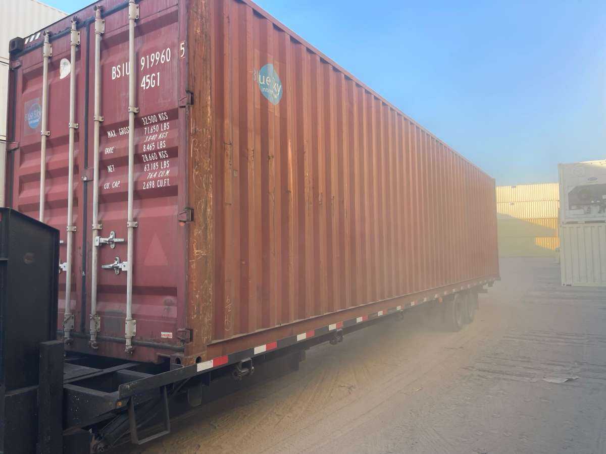 Conex sea box shipping container
