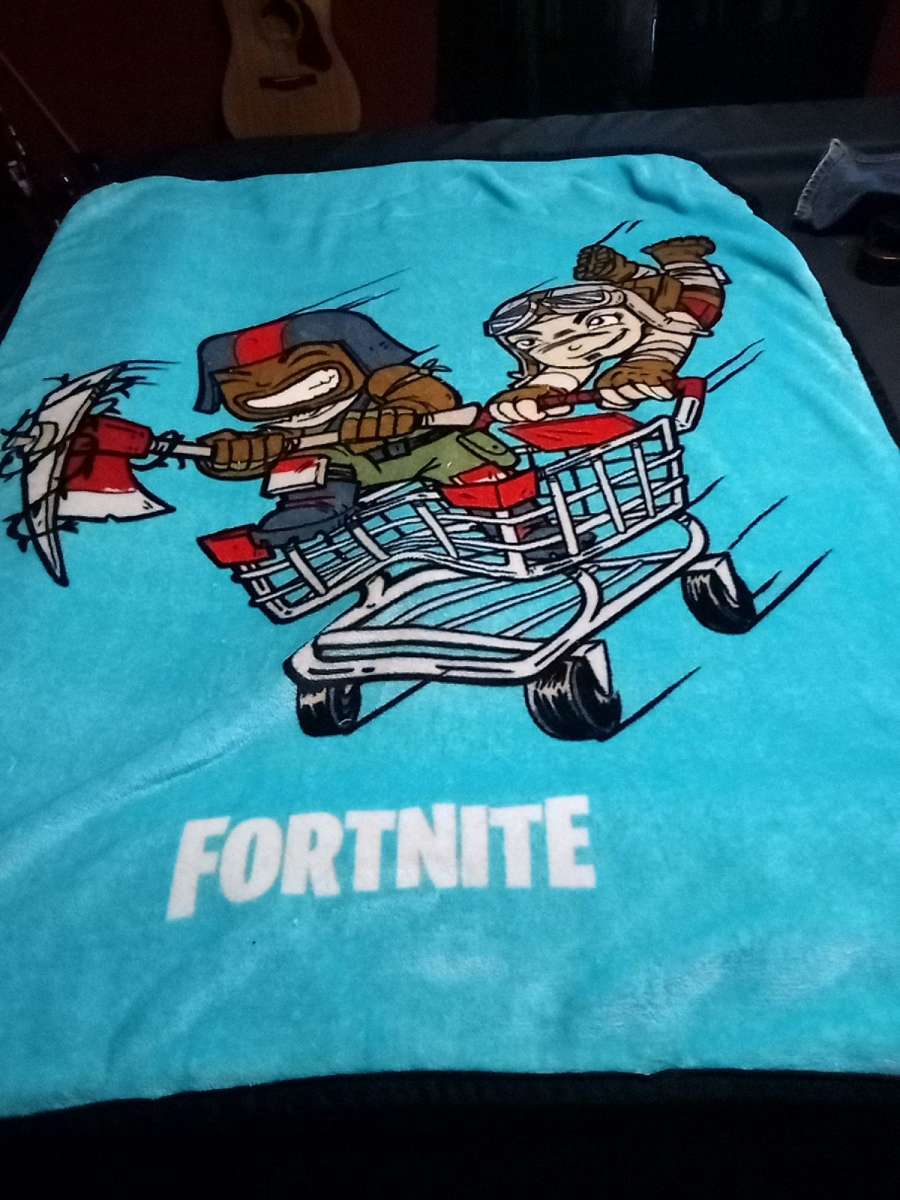 fortnite plush blanket