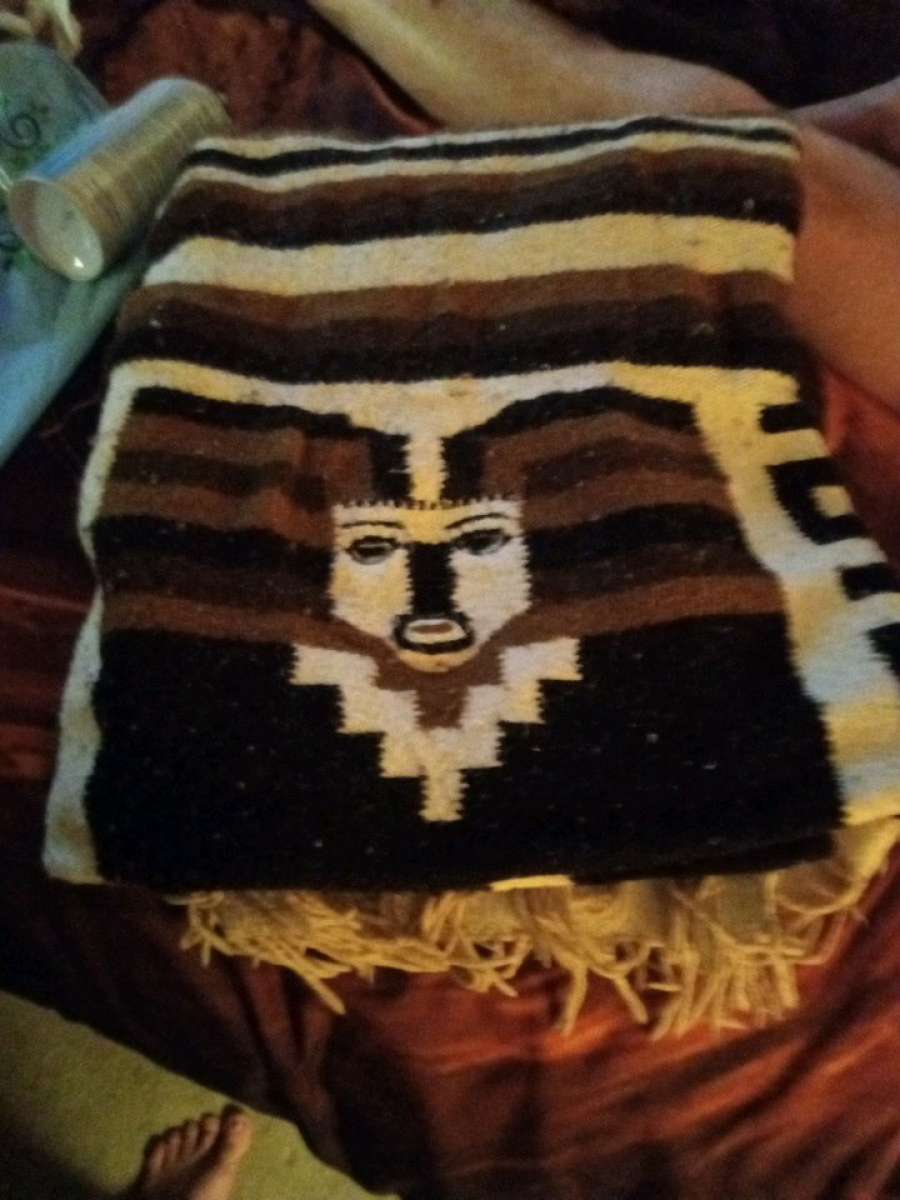 Authentic Native American Sattle blanket