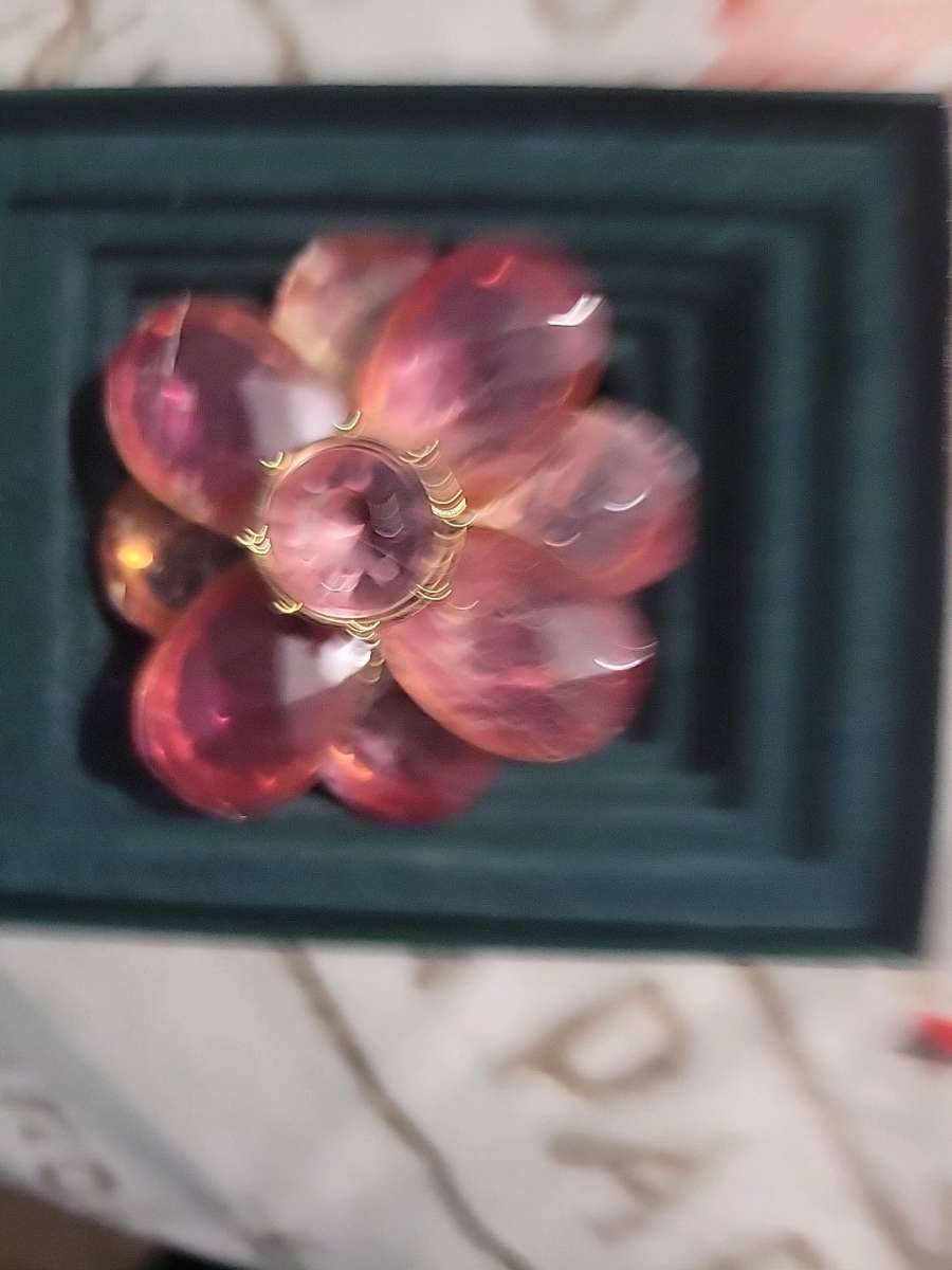 pink flowe Brooch