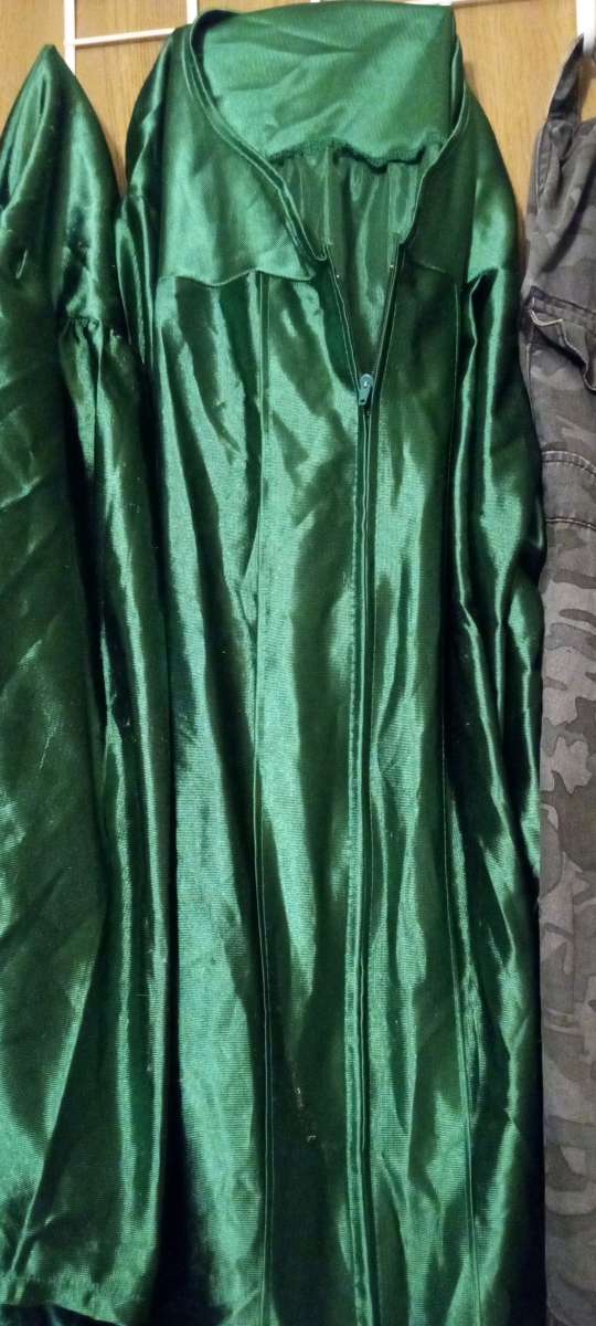 Green Graduation Gown