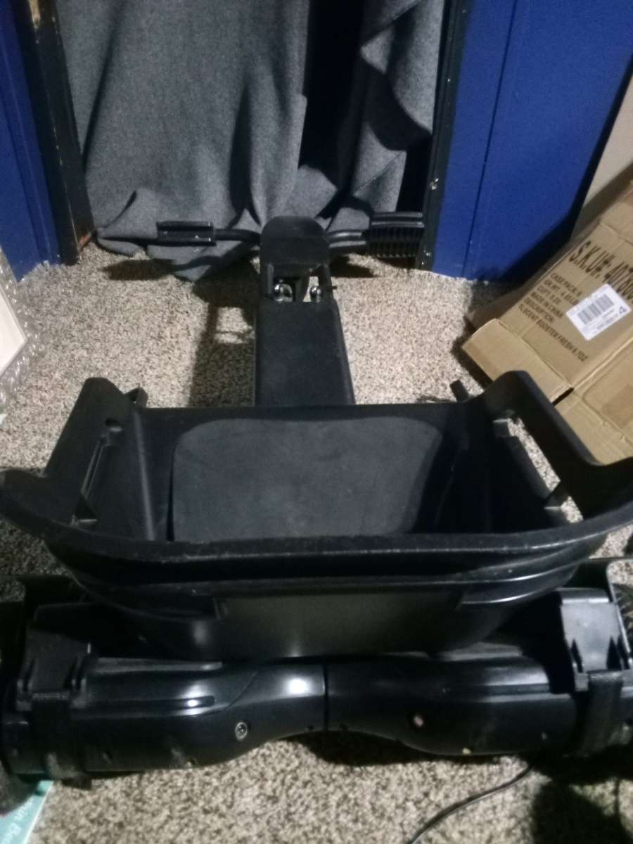 stand on and sit down skate board type thing