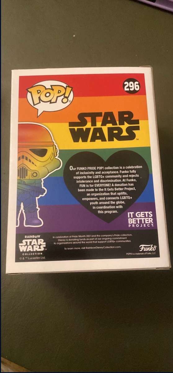 stormtrooper rainbow Funko pop