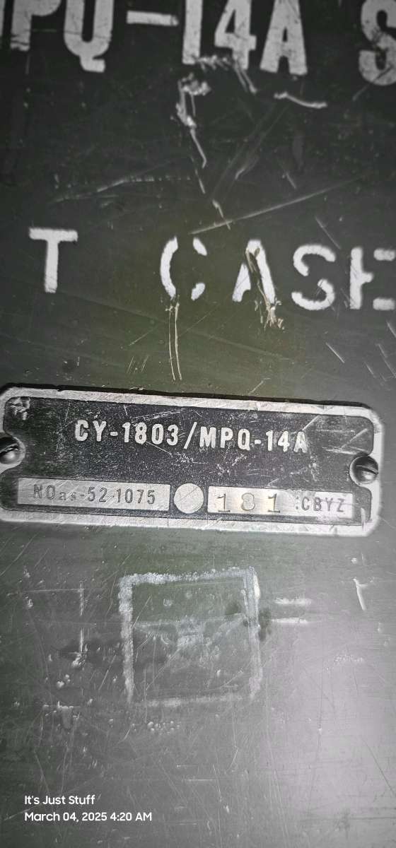 Vintage Military Storage