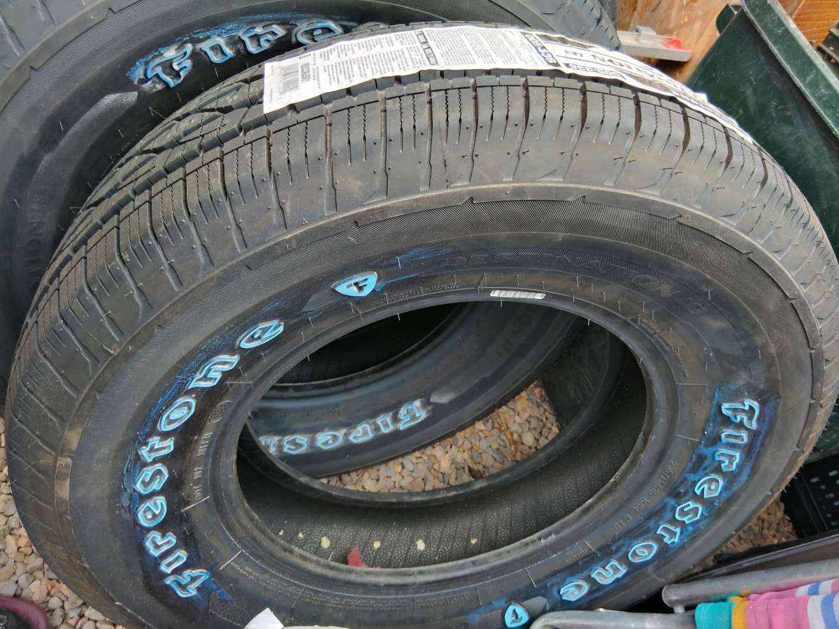 Brand New 15 inch Tire Firestone Destination XT