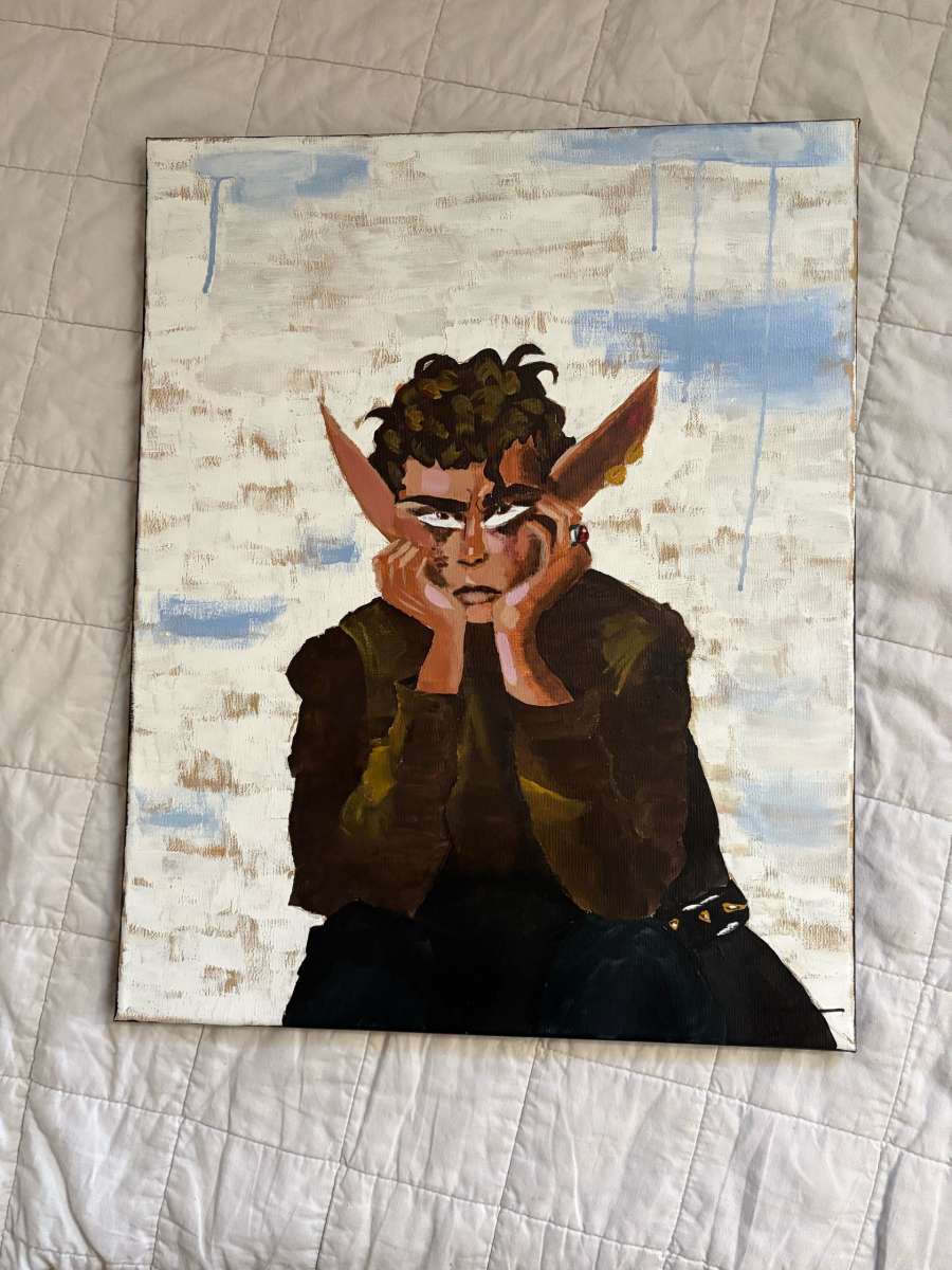 The Warrior Elf Original by Jasmine Jenkins