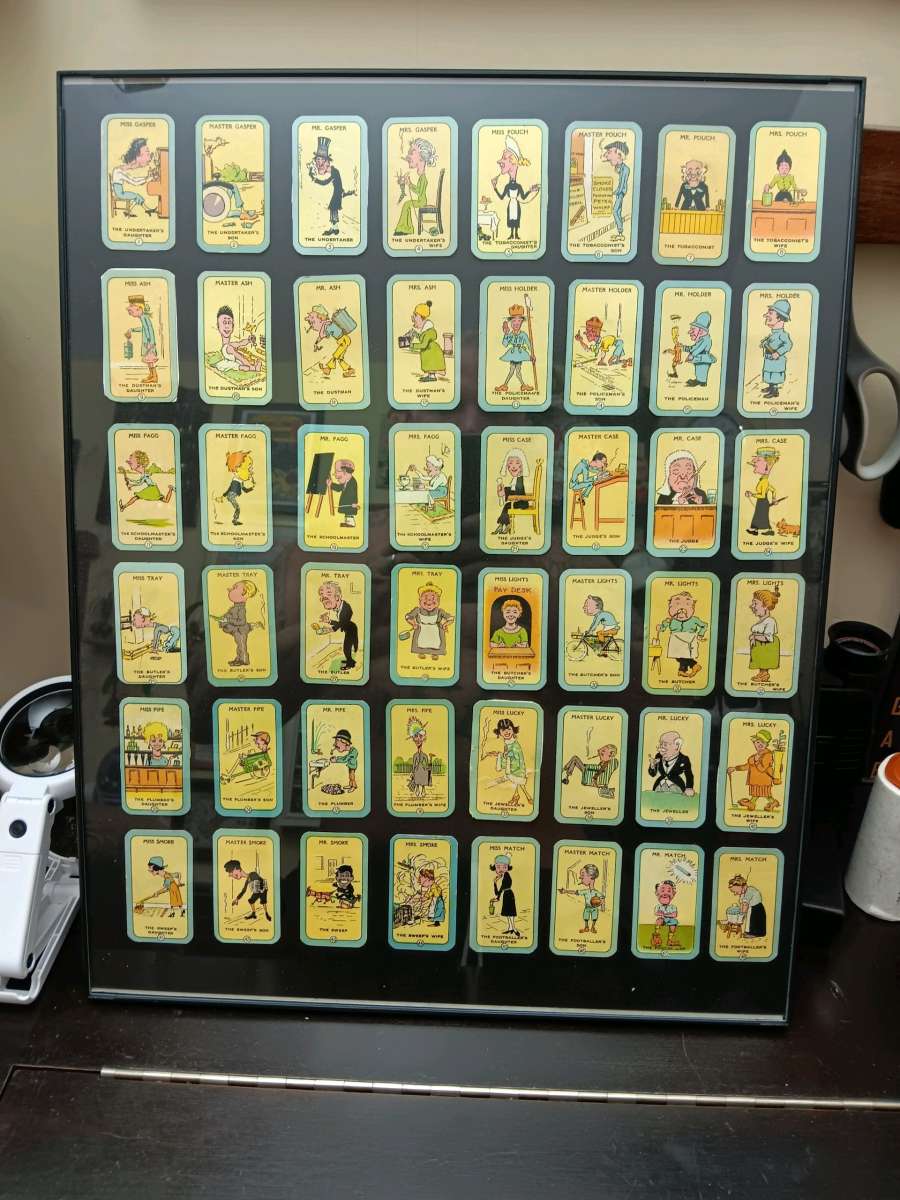 1920s full set of funny cards