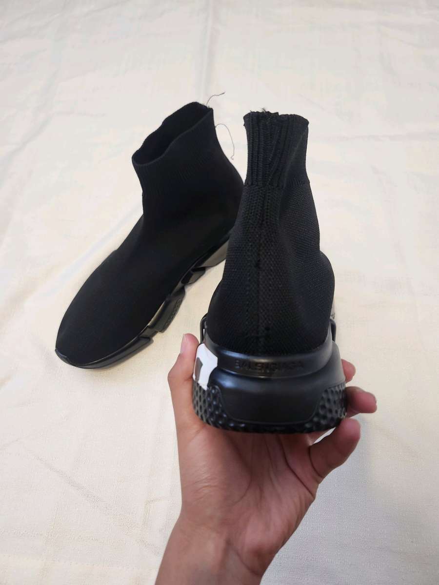 Men Balenciaga Speed Graffiti Trainers Size 8