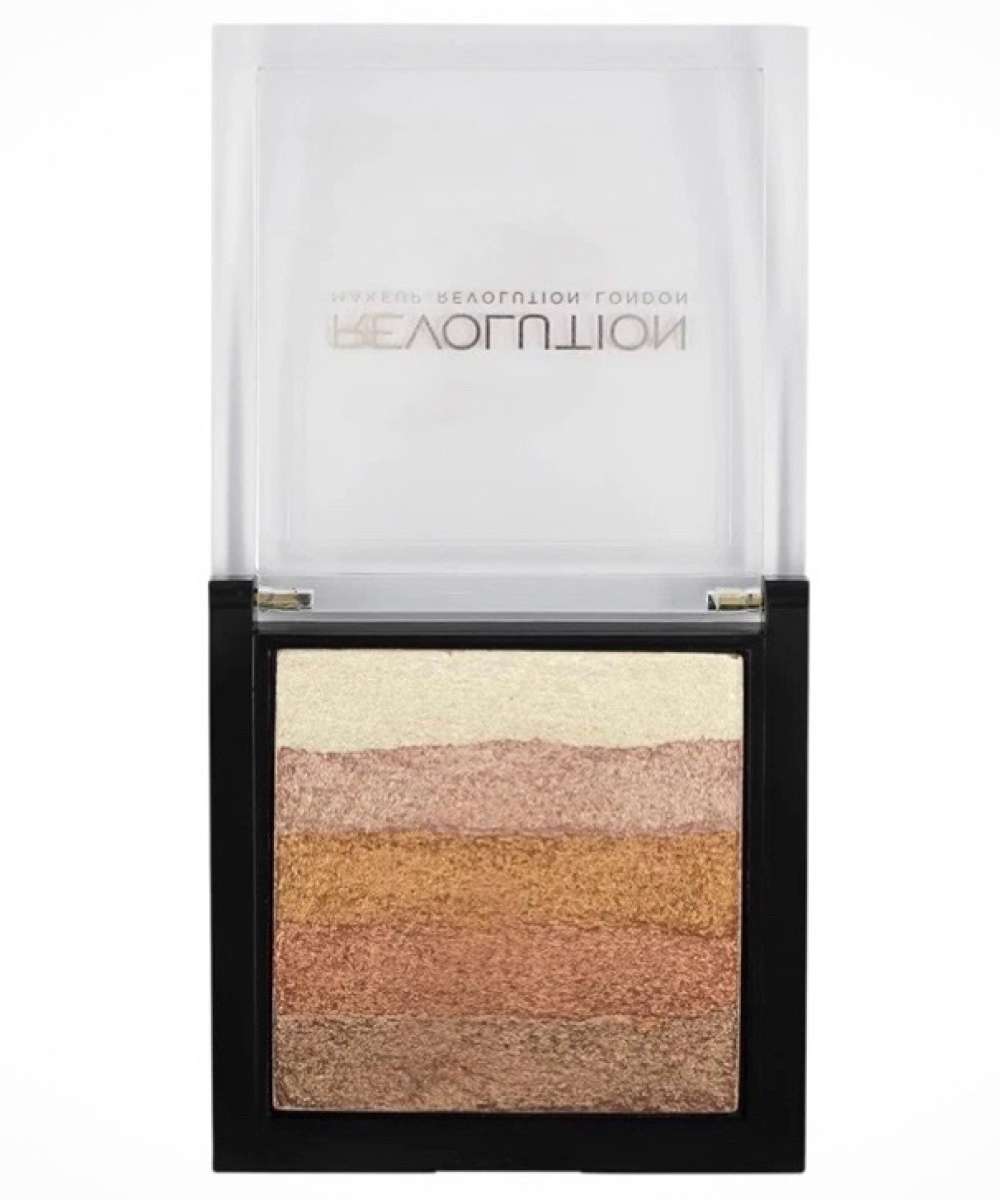 Revolution Shimmer Bronze Kiss Brick CASE Bobby BrownDupe