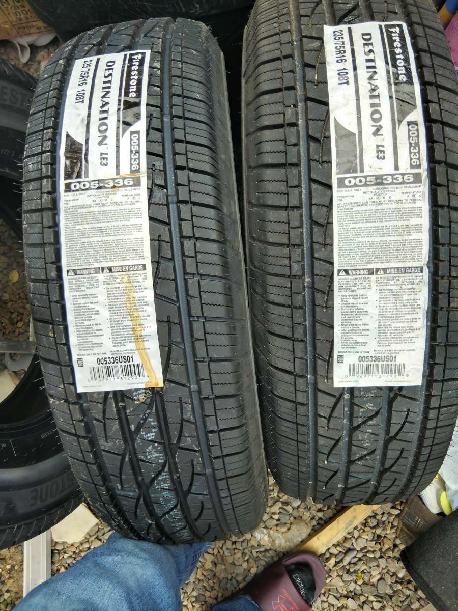 3 Brand New 16 inch Tires 2 different brands read details