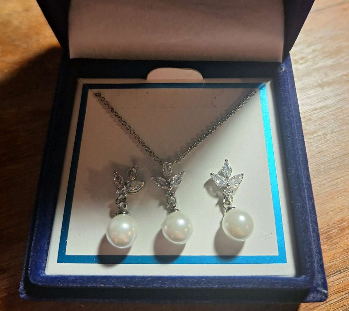 Believe by Brilliance Matching Necklace and  Earring Set