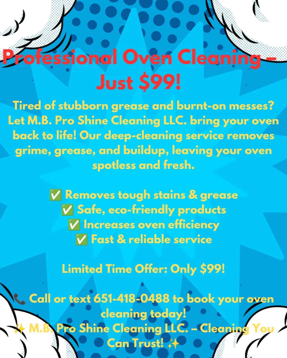 Professional Oven Cleaning