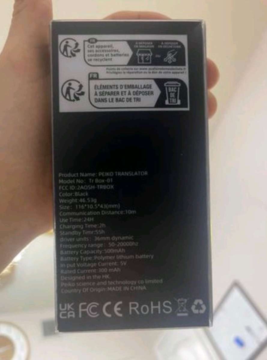 Peiko 136 Language Translation Device TwoWay Realtime AI Voi