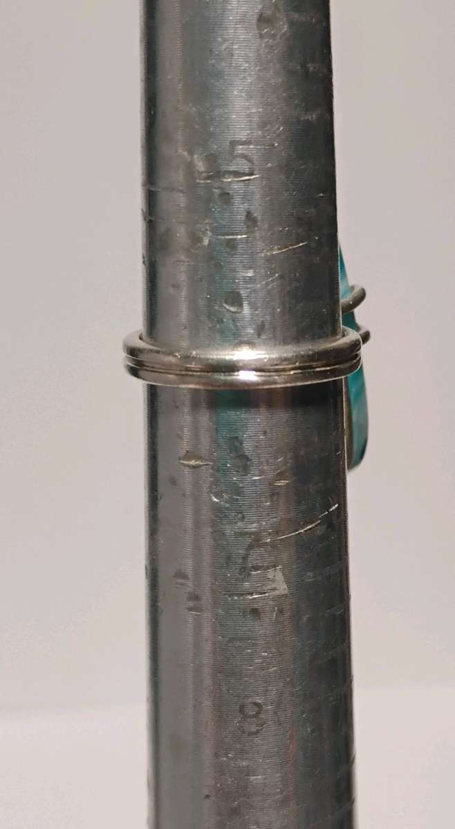 sterling silver agate ring size 6