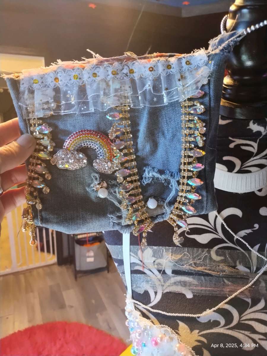 small hand made purse