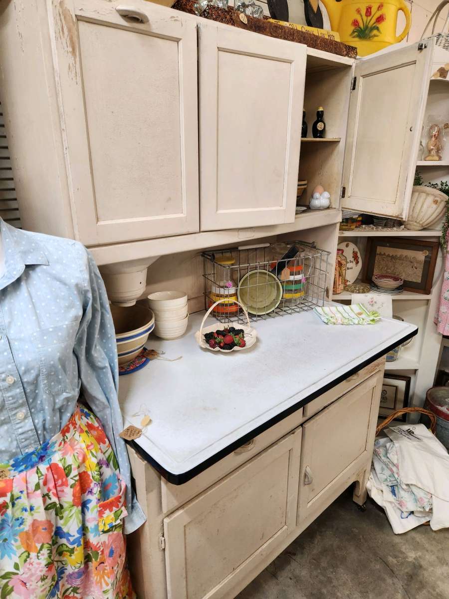 Farmhouse Primitive Hoosier Cabinet or Cupboard