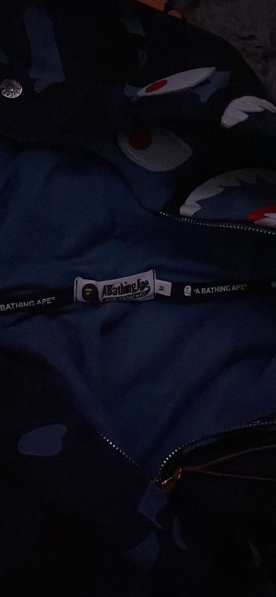 brand new double hooded bape