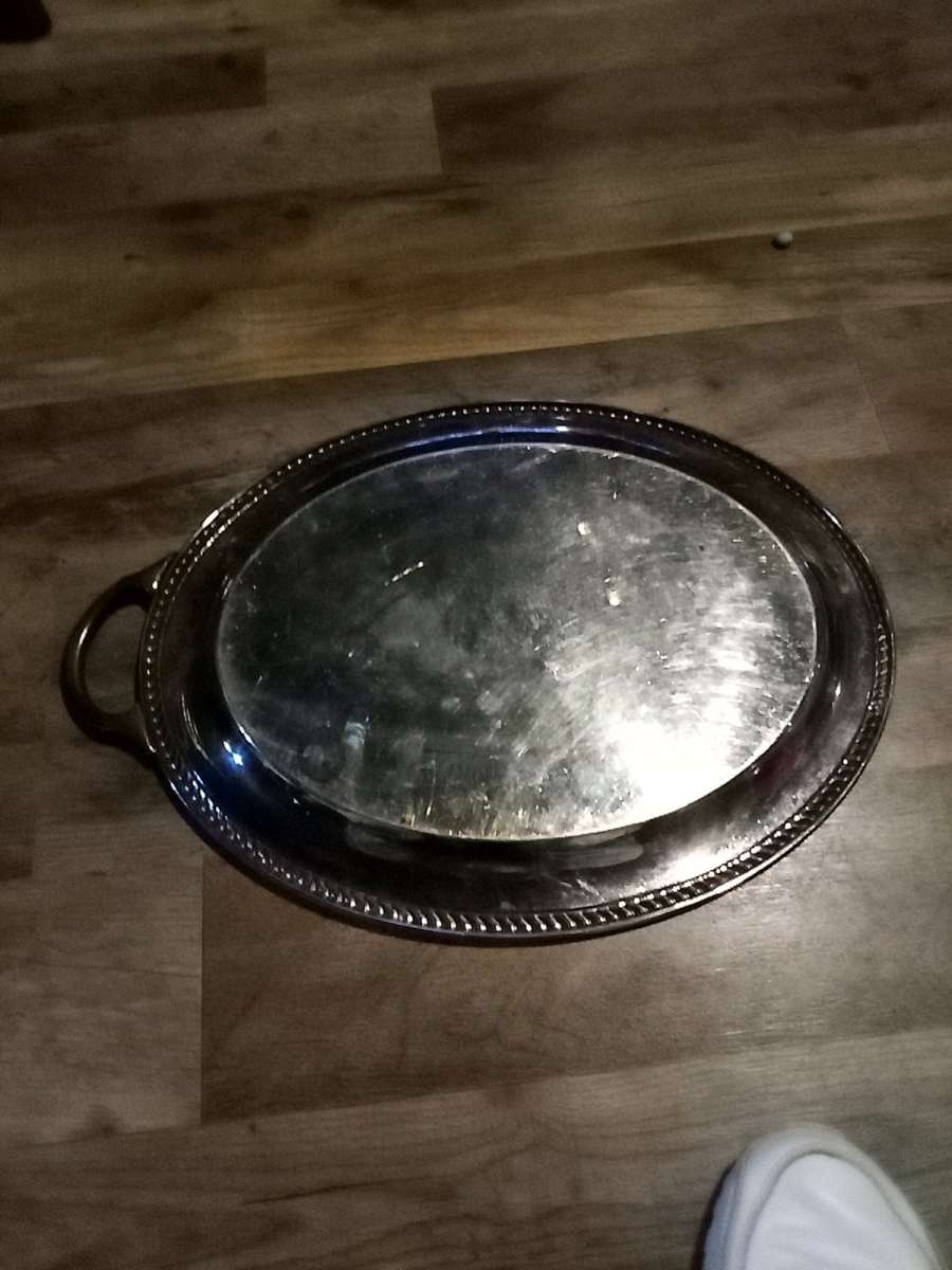 silver plated platter