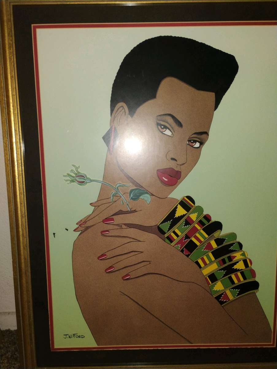 I am selling this beautiful signed picture by Jw Ford